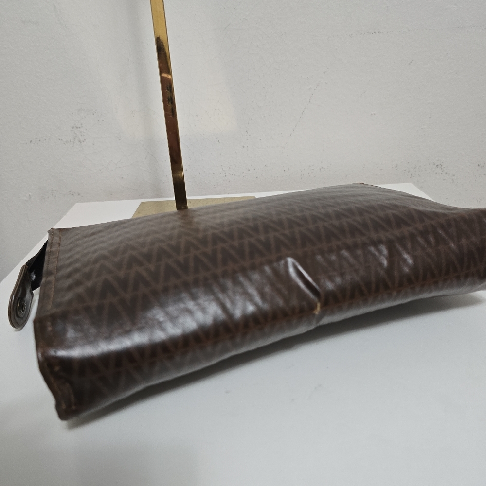 Mario Valentino Vintage Brown Clutch - Picture 5 of 7